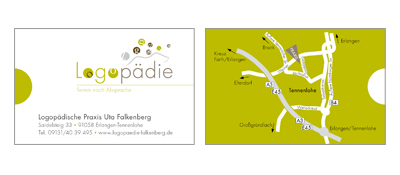Corporate Design Logopädie Falkenberg